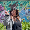 Foto de Tatiana Gómez, artista de Ciudad Bolívar.