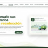 Foto que muestra la página principal del portal web Aseo Bogotá 