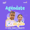 Imagen gráfica con el texto: Agéndate en julio con #DeLaManoContigo 