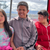Imagen de niños y niñas dentro de un TransMicable