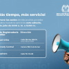Pieza gráfica sobre información de los horarios extendidos