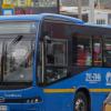 Foto de un bus de TransMilenio