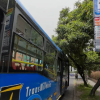 Foto de un bus de TransMilenio