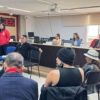 Foto de un grupo de funcionarios de la Alcaldía Local de Santa Fe
