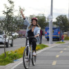 Foto de la nueva ciclorruta de la avenida 68