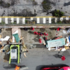 Imagen desde la altura a una de las calles del barrio La Isal del Sol