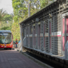 Foto de un bus de TransMilenio