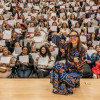 Foto de las mujeres se graduadas con programa 'LiderTesas' en Bogotá.