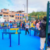 Foto del nuevo parque de La Virgen Bilbao de Suba, al norte de Bogotá.