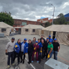 Foto de funcionarios de salud en hospitales de campaña