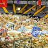 Foto: Centro de acopio y recepción de ayudas en el Palacio de los Deportes de Bogotá.