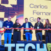 Foto de la feria Colombia Tech Week 2026 durante su inauguración en Bogotá.