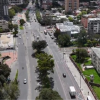 Vista panorámica de la carrera séptima