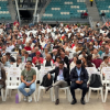 Foto de varios pensionados en la conmemoración del Día del Pensionado 