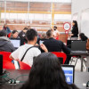 Foto de un grupo de jóvenes durante un proceso de formación con el IPES en Bogotá.