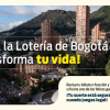 Pieza gráfica sobre la Lotería de Bogotá 