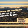 Pieza gráfica sobre la Lotería de Bogotá 