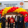 Foto de la nueva Estación de Bomberos Casa de Teja en Ciudad Bolívar, al sur de Bogotá.
