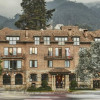 Foto de un hotel en Bogotá y de fondo los Cerros Orientales.