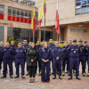 Delegación de bomberos enviada al Tolima.