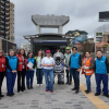 Foto de participantes en actividad 'Estamos en #BogotáModoMetro’