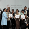 Foto de actores comunitarios en un encuentro en Bogotá.