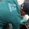 Foto que muestra trabajadores del Acueducto de Bogotá 