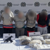 Siete personas capturadas junto a material incautado.