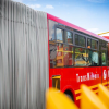 Foto de un bus de TransMilenio