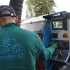 Foto que muestra trabajadores del Acueducto de Bogotá