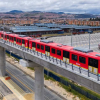 Foto que muestra vagones del Metro de Bogotá 