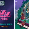 Imagen del cartel promocional de Jazz al Parque 2026 donde se ven en animación varios personajes de esta música.