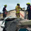 Rescatistas del Cuerpo Oficial de Bomberos de Bogotá
