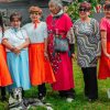 Foto de mujeres mayores en una actividad 