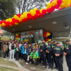 Foto de actividad de la Policía en Bogotá 