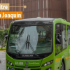 Foto de un bus de TransMilenio