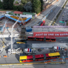 Foto de un frente de obra del Metro 