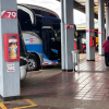 Foto de buses intermunicipales estacionados 