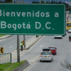 Foto de una vía de Bogotá.
