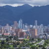 Imagen panorámica de Bogotá.