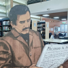 Imagen de Gabo en formato grande en Bibliotecas Públicas de Bogotá