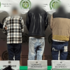 Tres capturados y dos policías 