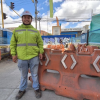Foto de Óscar Núñez trabajador de la obra del Metro 