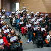 Foto de mujeres que se graduaron en Tunjuelito