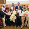 Foto de una de las jornadas de graduación de ciudadanos en capacitación en Auditorías Visibles para ejercer de control social en Bogotá.