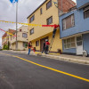 Foto de la malla vial intervenida en el barrio Villa de los Alpes, al suroriente de Bogotá.