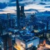 Foto panorámica de Bogotá 