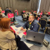 Foto de un encuentro de emprendedores en Bogotá.