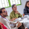Foto de una capacitación a comerciantes y empresarios en Bogotá.
