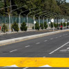 Foto de la entrega de la conexión de la avenida Mutis o calle 63, en la localidad de Engativá, al occidente de Bogotá.